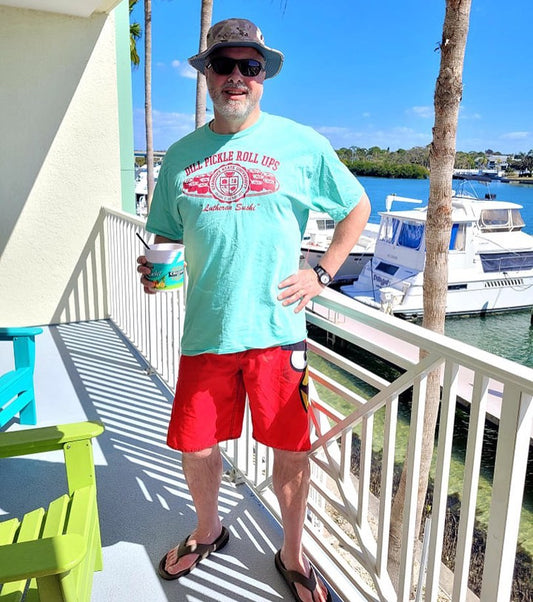 Dill Pickle Roll Ups - Lutheran Sushi - College of Culinary Arts - Shirt