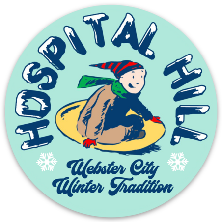 Hospital Hill Sticker