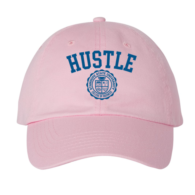 HUSTLE - The Stanhope State University College of Business Hat