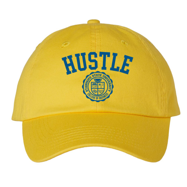 HUSTLE - The Stanhope State University College of Business Hat