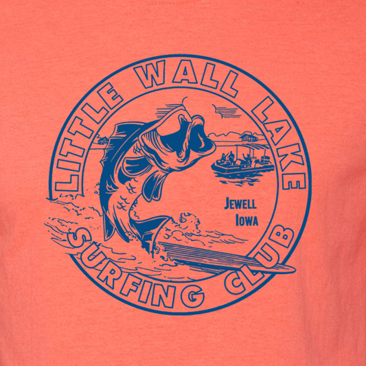 Little Wall Lake Surfing Club - Pontoon Party Fish - Shirt