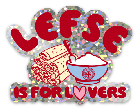 Lefse Is For Lovers - Sticker