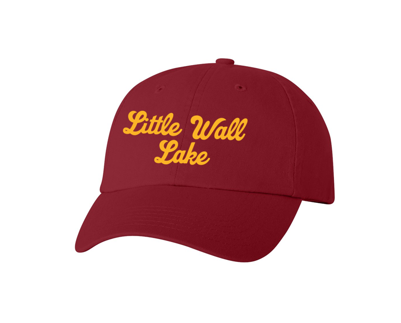 Vintage Script Little Wall Lake Dad Hat