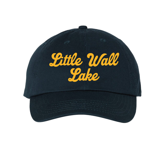Vintage Script Little Wall Lake Dad Hat