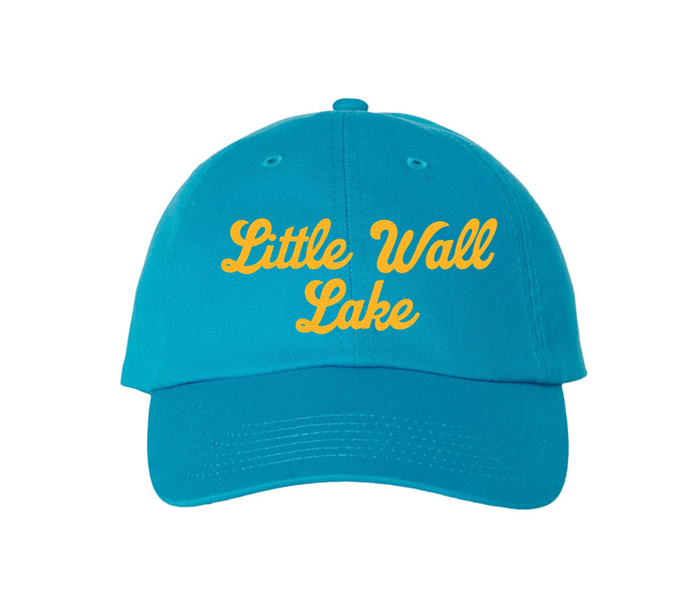 Vintage Script Little Wall Lake Dad Hat