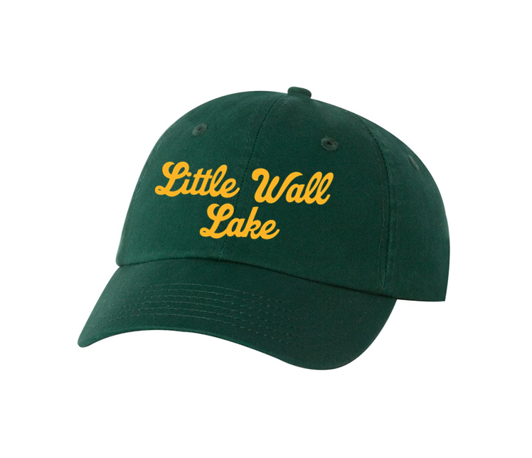 Vintage Script Little Wall Lake Dad Hat