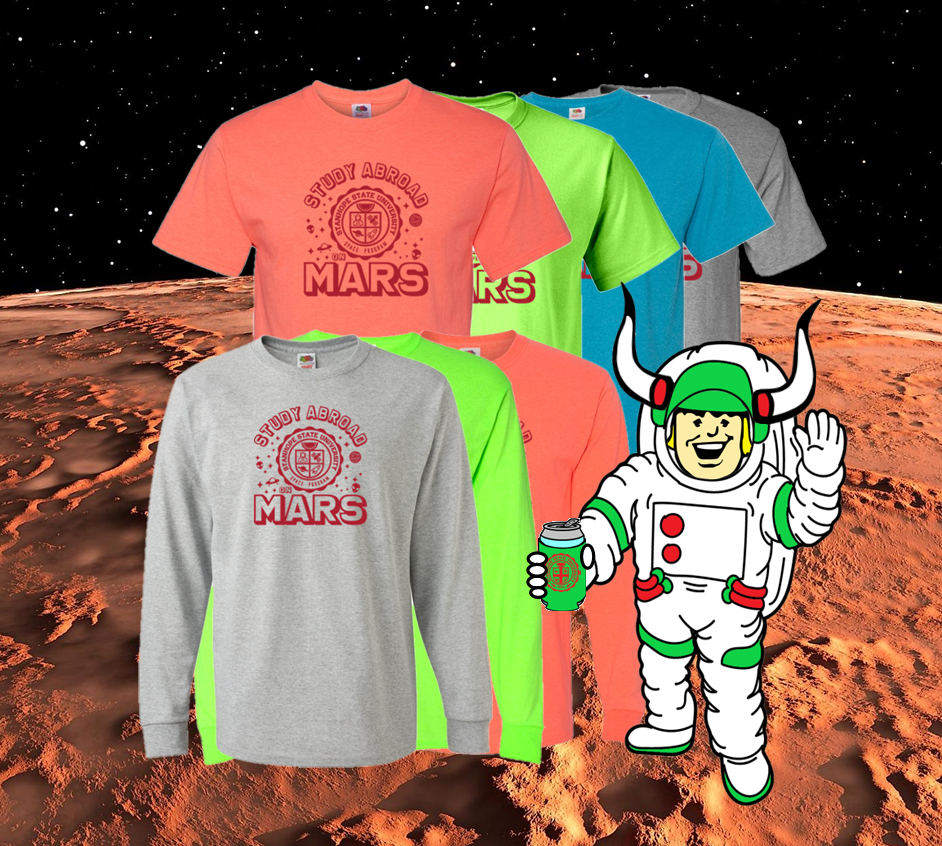 Study Abroad on Mars - Space Program - Shirt