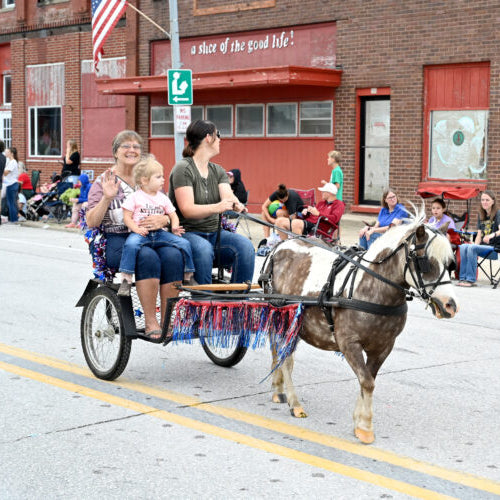 Follow me to Stanhope Watermelon Day Bumper Sticker