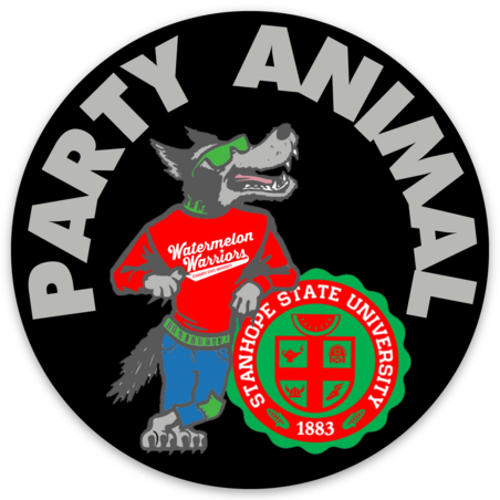 Party Animal Sticker