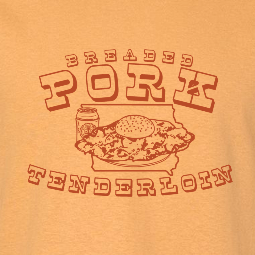 Breaded Pork Tenderloin Sandwich - Shirt – Stanhope State University Breaded Pork Tenderloin Sandwich - Shirt – Stanhope State University