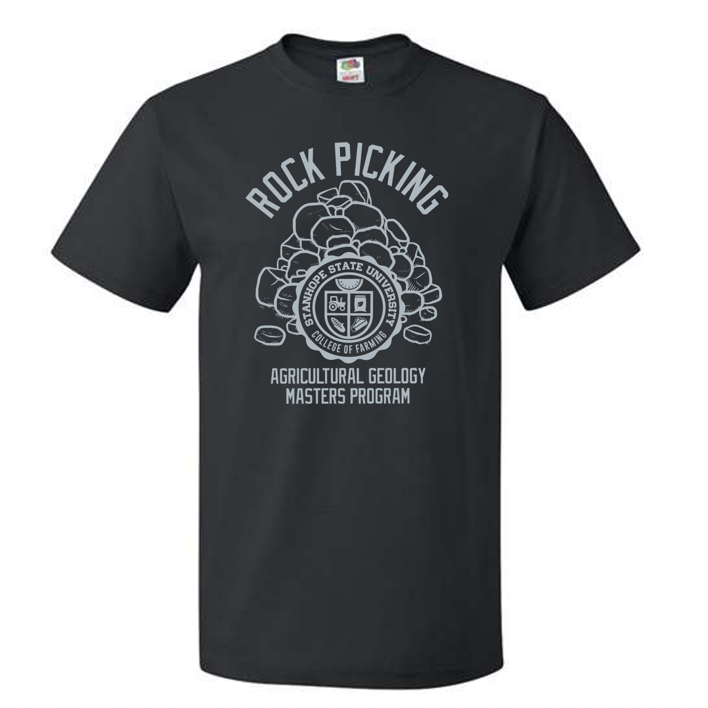 Rock Picking Masters Program - Agricultural Geology - College of Farming - Shirt