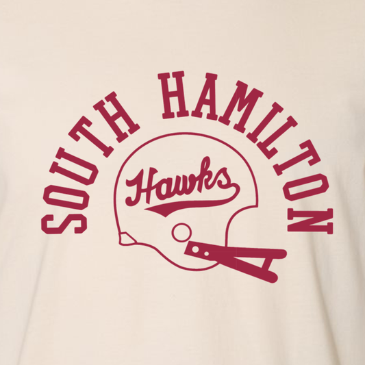 Vintage South High Football Helmet - Shirt