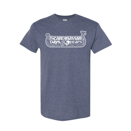 Scandinavian Days 60 Years Shirt - Heather Navy