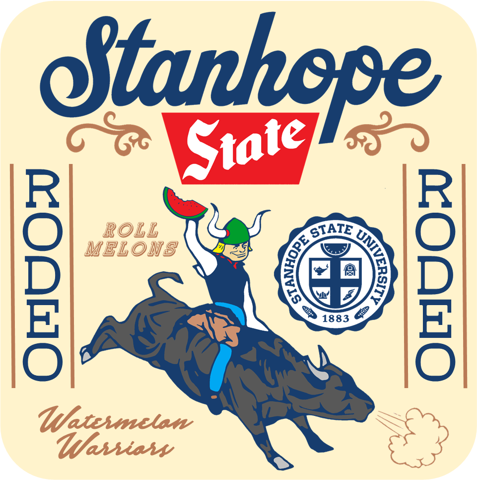 Stanhope State Rodeo - Sticker