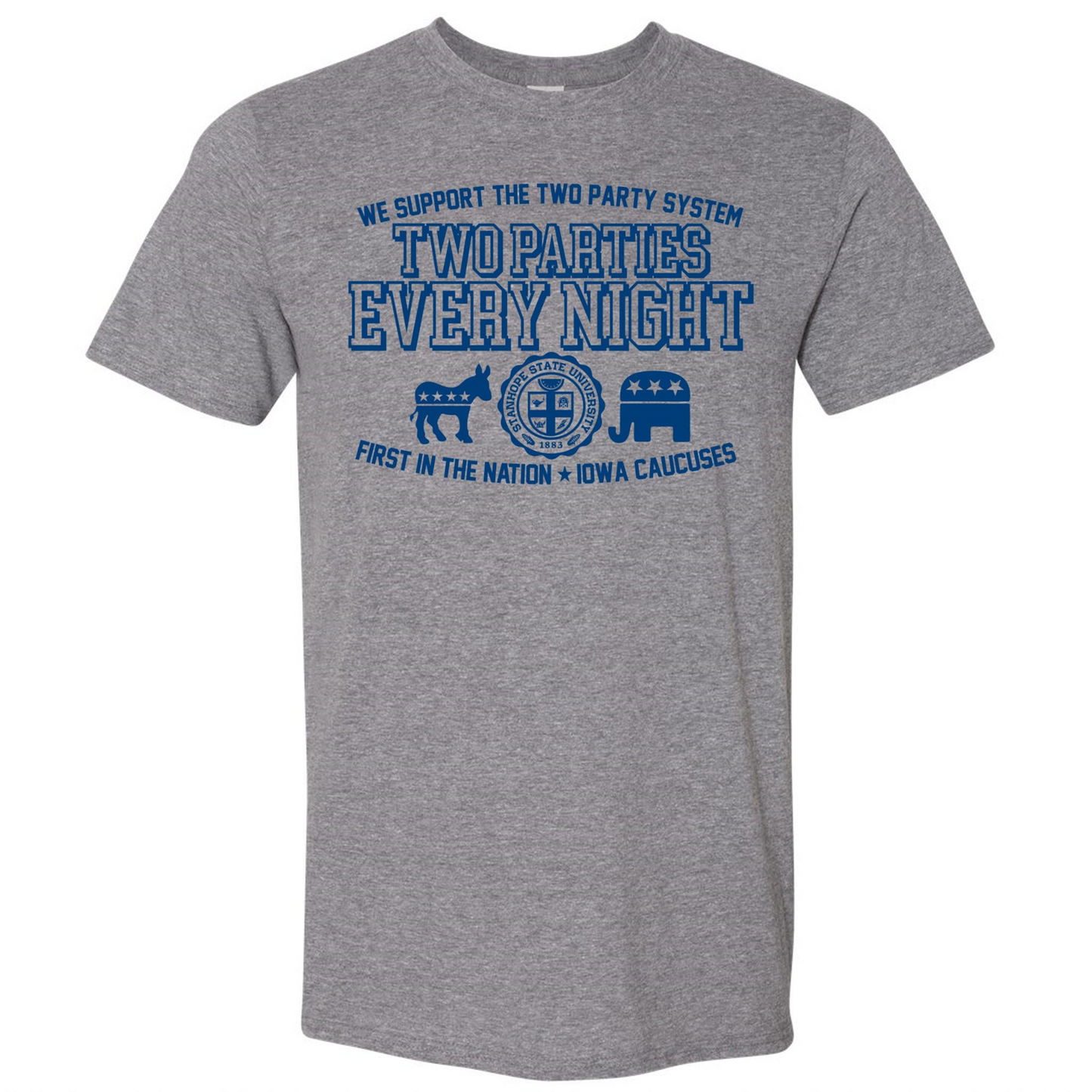 Two Parties Every Night Shirt - First in the Nation Iowa Caucus - Shirt