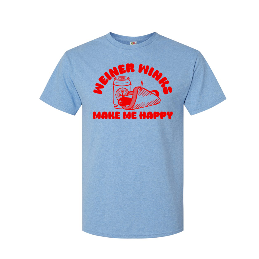 Weiner Winks Make Me Happy - Shirt