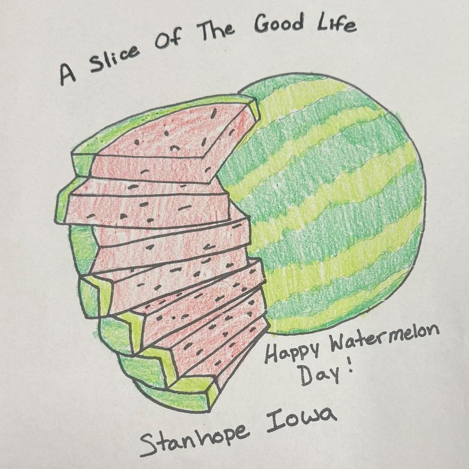 Happy Watermelon Day!  - The Official 2026 Stanhope Watermelon Day Shirt