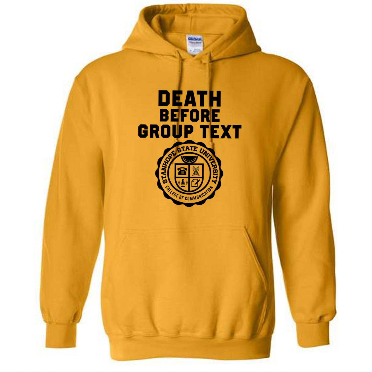 Death Before Group Text - College of Communication - Shirt