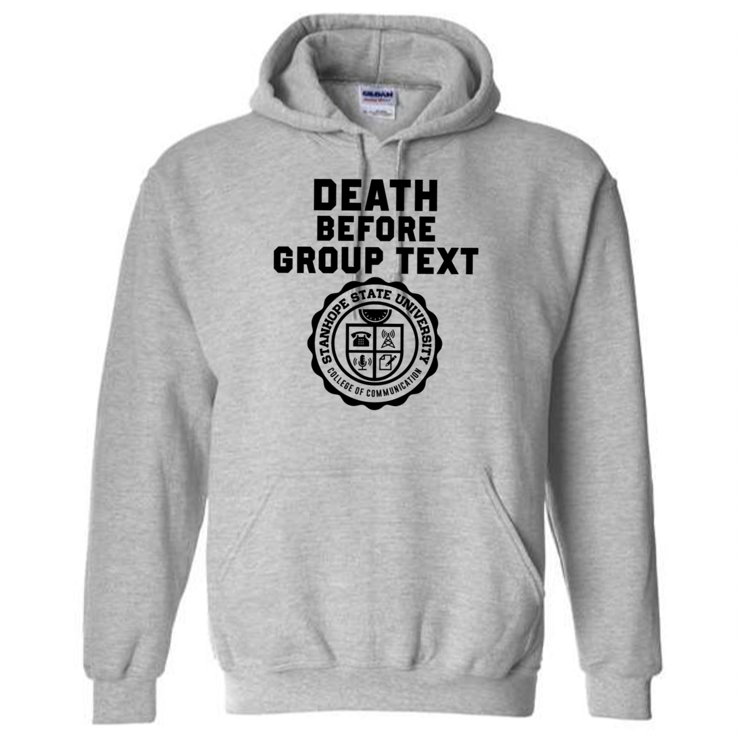 Death Before Group Text - College of Communication - Shirt