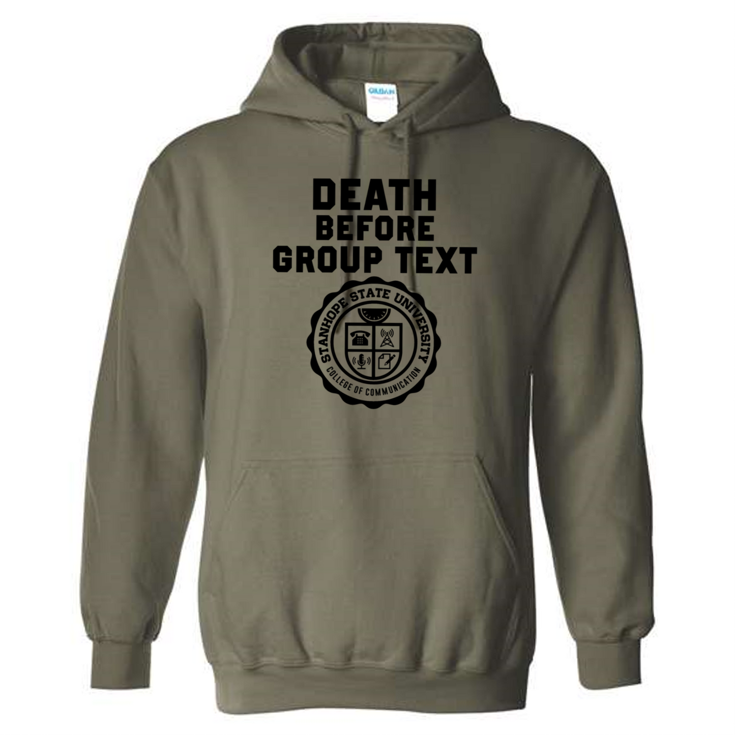 Death Before Group Text - College of Communication - Shirt