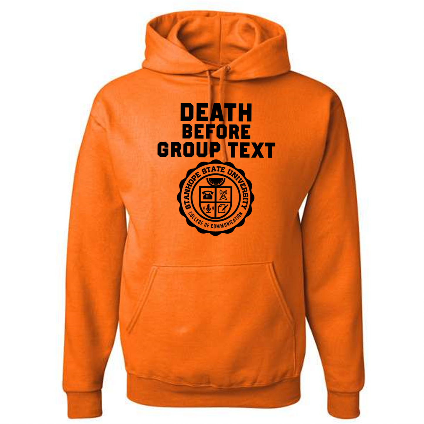 Death Before Group Text - College of Communication - Shirt