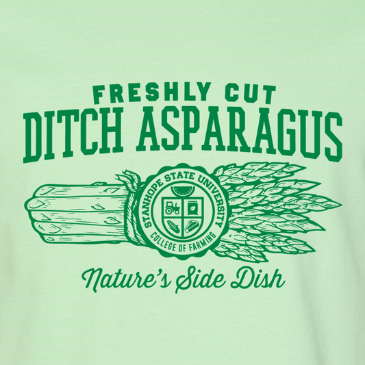 Freshly Cut Ditch Asparagus - Nature's Side Dish - Shirt
