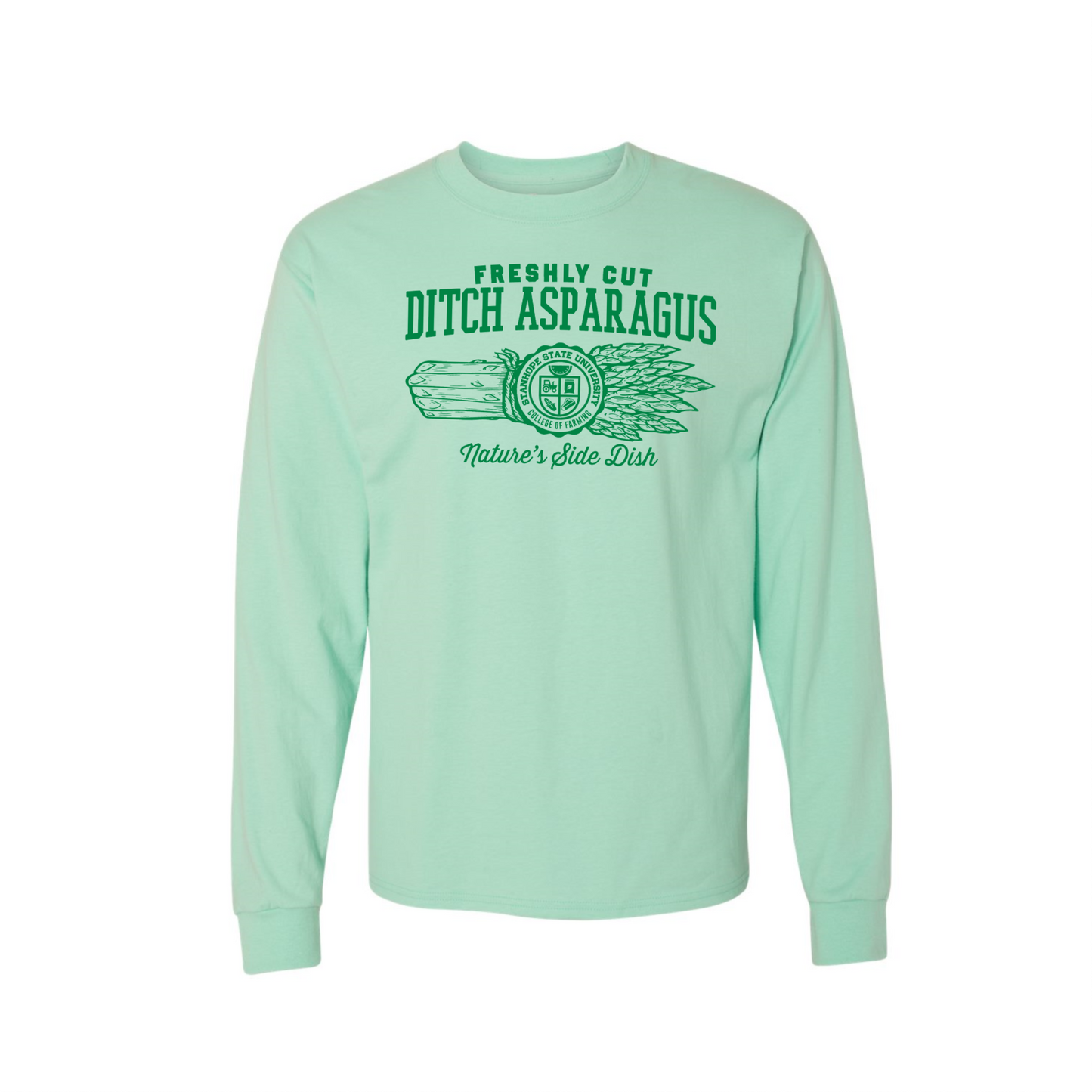 Freshly Cut Ditch Asparagus - Nature's Side Dish - Shirt
