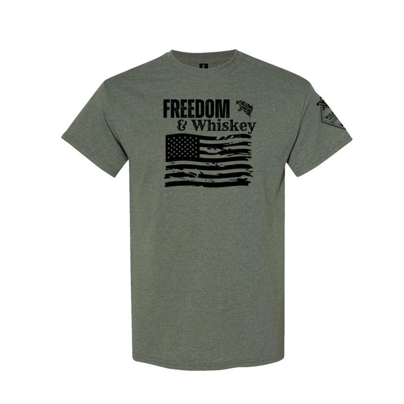 Freedom & Whiskey - Wildcat Distilling Co. Shirt