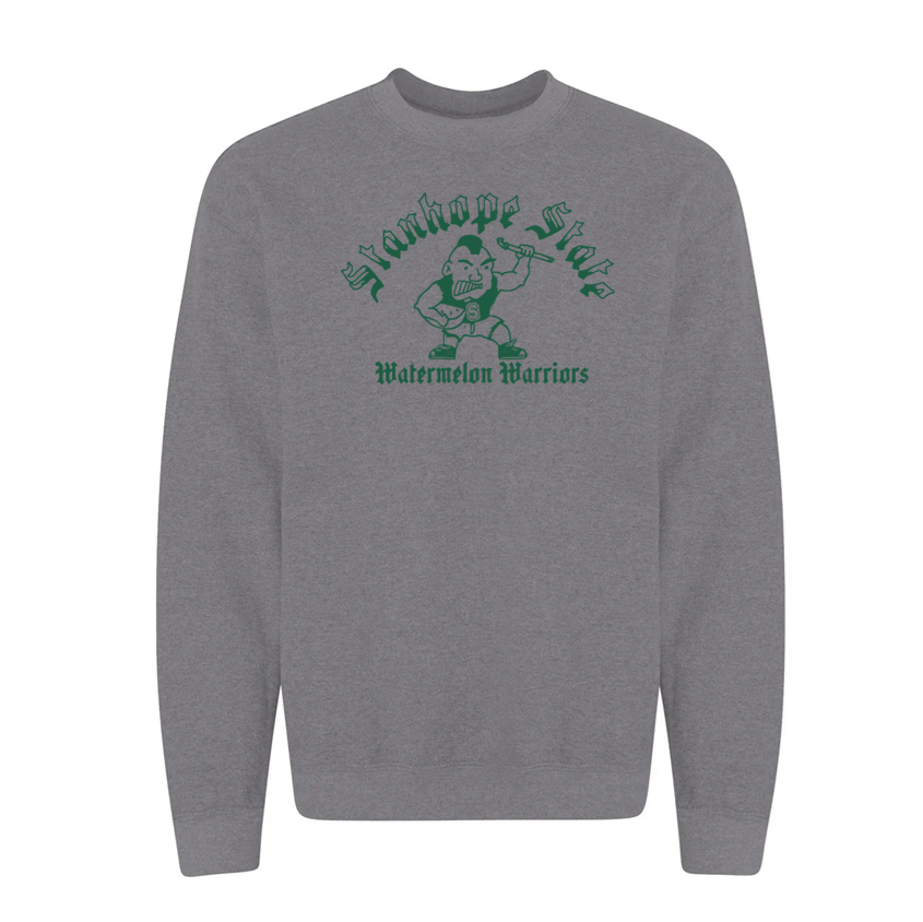 Original Stanhope State University Watermelon Warriors School Mascot Throwback Shirt