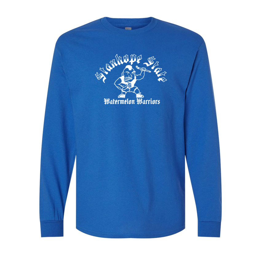 Original Stanhope State University Watermelon Warriors School Mascot Throwback Shirt