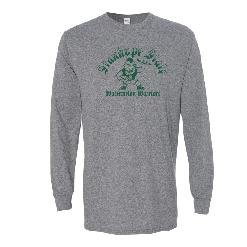 Original Stanhope State University Watermelon Warriors School Mascot Throwback Shirt