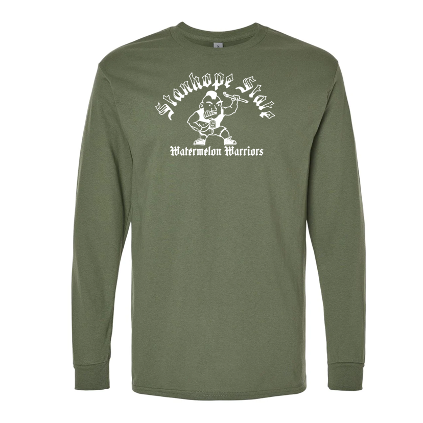 Original Stanhope State University Watermelon Warriors School Mascot Throwback Shirt