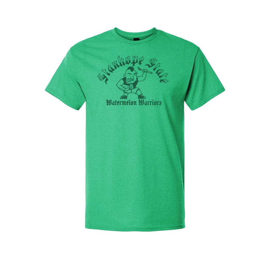 Original Stanhope State University Watermelon Warriors School Mascot Throwback Shirt