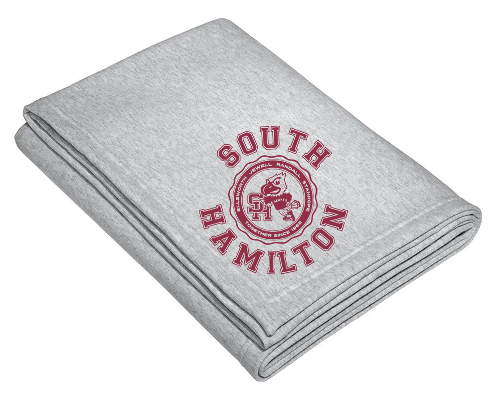 South Hamilton Stadium Sweatshirt Blanket