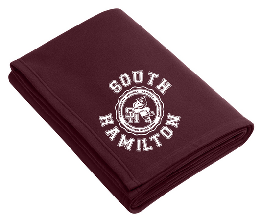 South Hamilton Stadium Sweatshirt Blanket