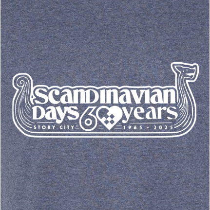 Scandinavian Days 60 Years Shirt - Heather Navy
