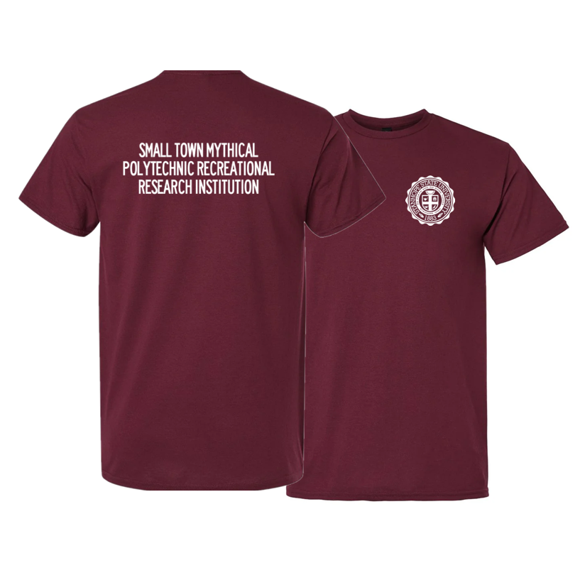 Small Town Mythical Polytechnic Recreational Research Institution - University Utility Shirt