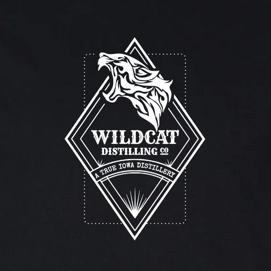 Bottle Label Logo - Wildcat Distilling Co. - Shirt